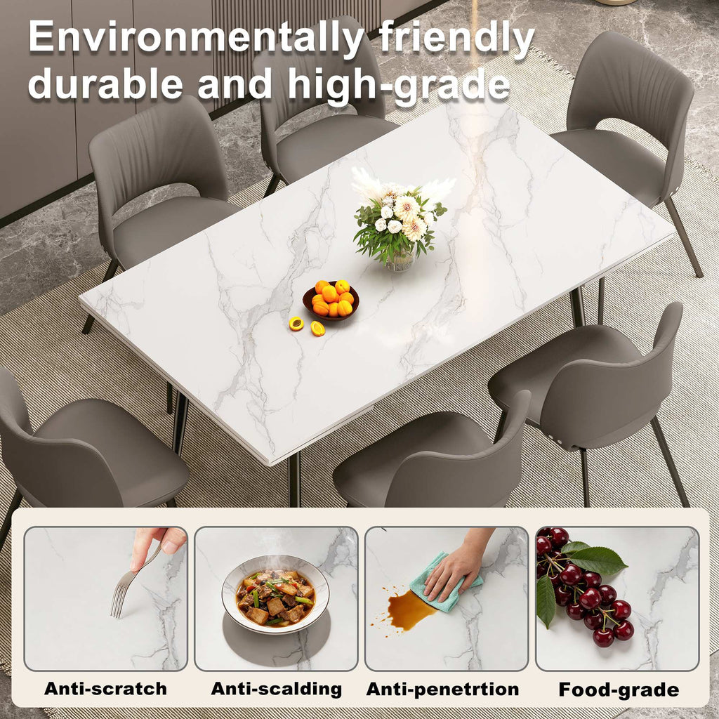 Dining table extended to 94 inches seating 8-10 people
