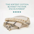 Turkish Throw Blanket on sofa