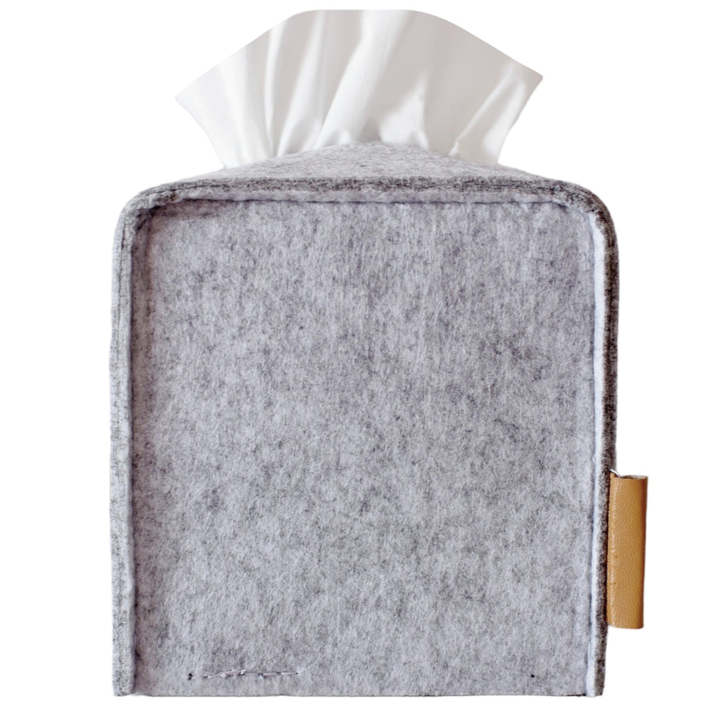 Felt tissue box cover set of 3 colors