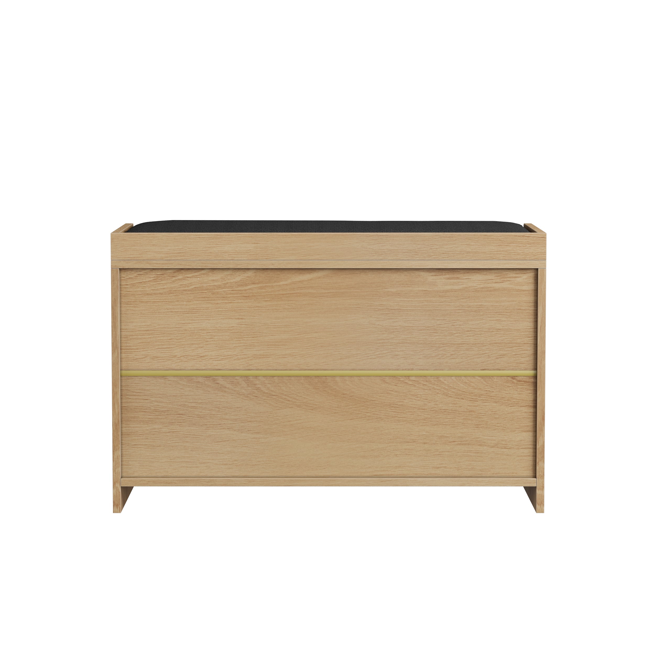 Bench angled view
