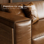 Close-up of deep lounge sofa cushion and fabric texture