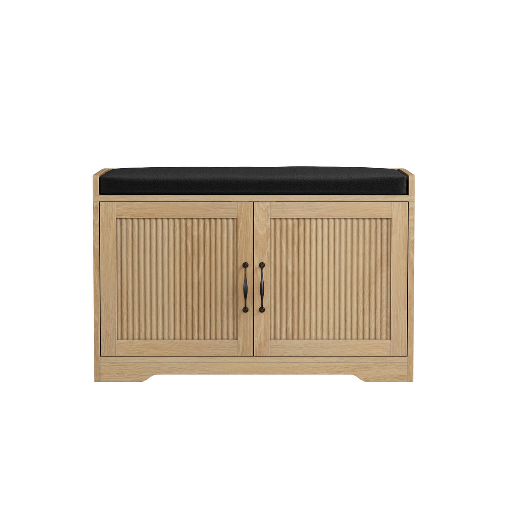 Bench open shelf