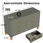 Modern Dresser Corner Detail - MDF Body and Leg Connection