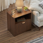 Fluted Nightstand Dimensions and Scale Reference