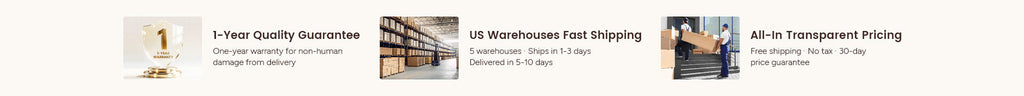 Walnut dining table packaging and unboxing overview