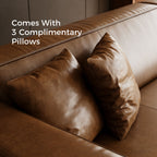 4-seat modern sofa back view showing solid construction
