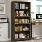 5-Tier Bookcase Side View