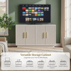 Dimension diagram for 55 inch fluted sideboard
