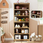 6-Tier Bookcase Shelf Details