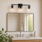 Meridian 3-Light Vanity Lifestyle Black