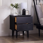 Sloane Mid-Century Modern Nightstand - Angled View