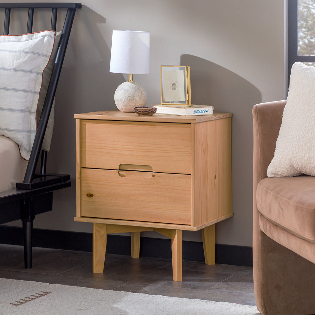 Sloane Nightstand Natural Pine - Lifestyle Shot
