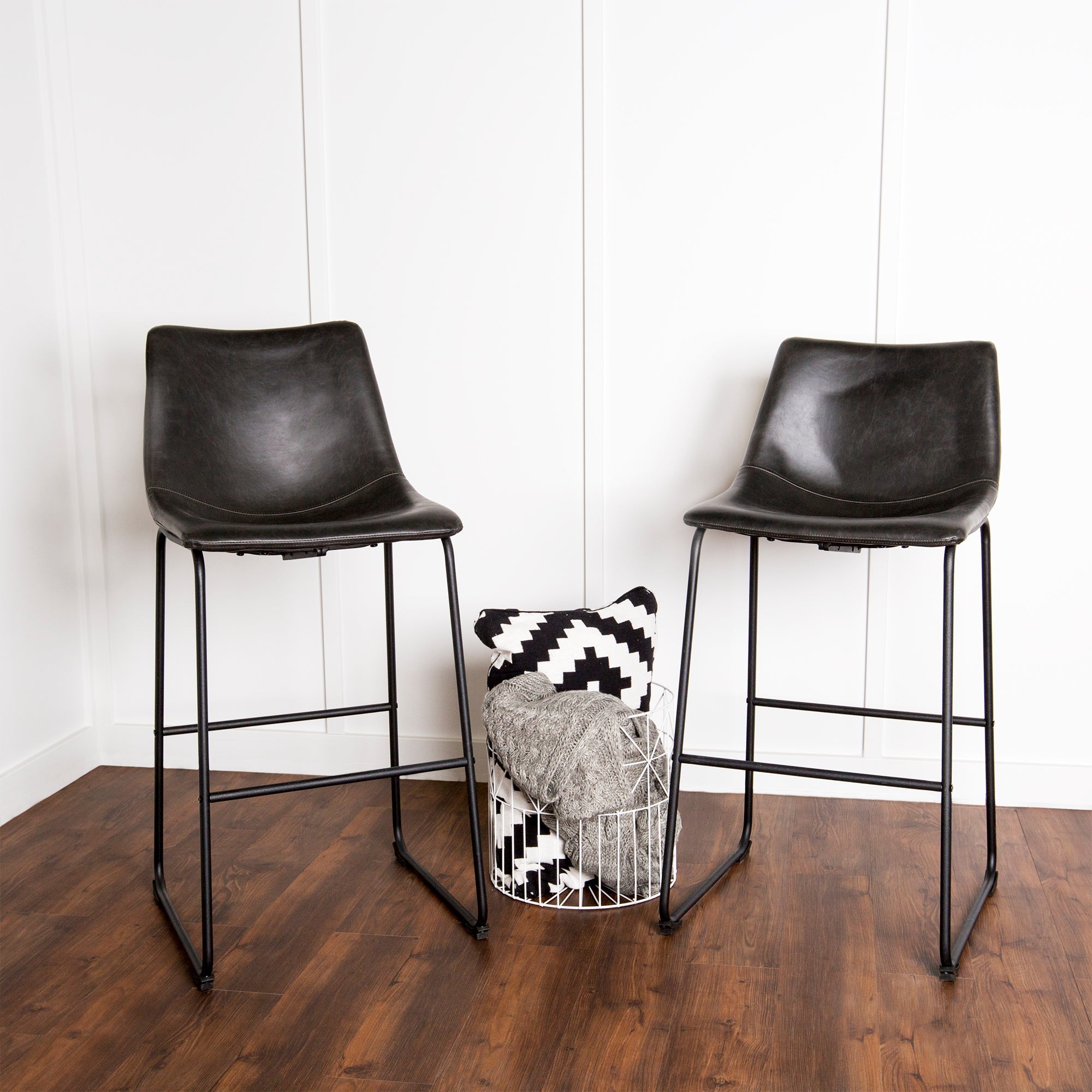 Bar stools black finish