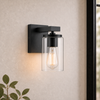 Meridian 1-Light Vanity Light Matte Black