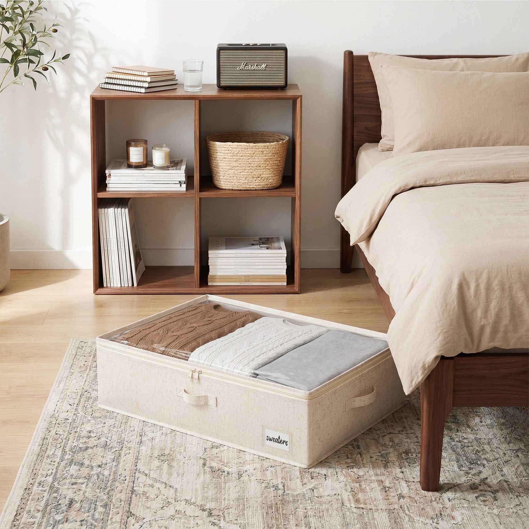 Under bed storage container lifestyle