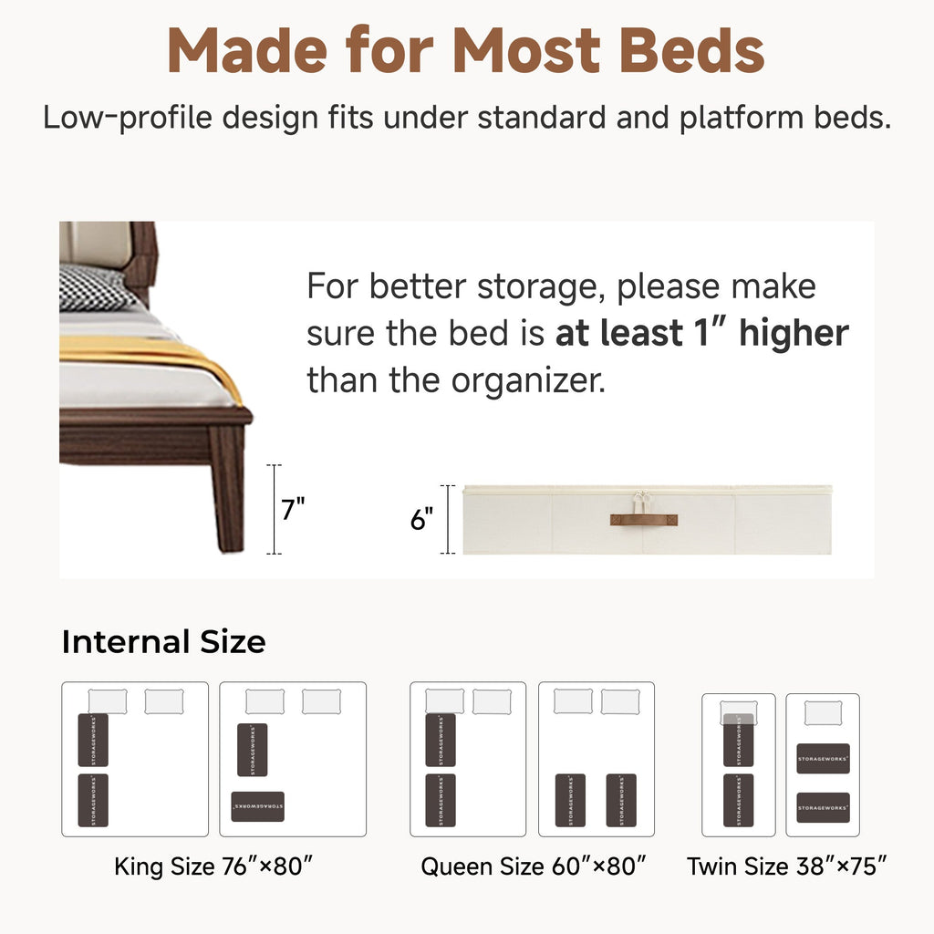 Storage bin under bed lifestyle