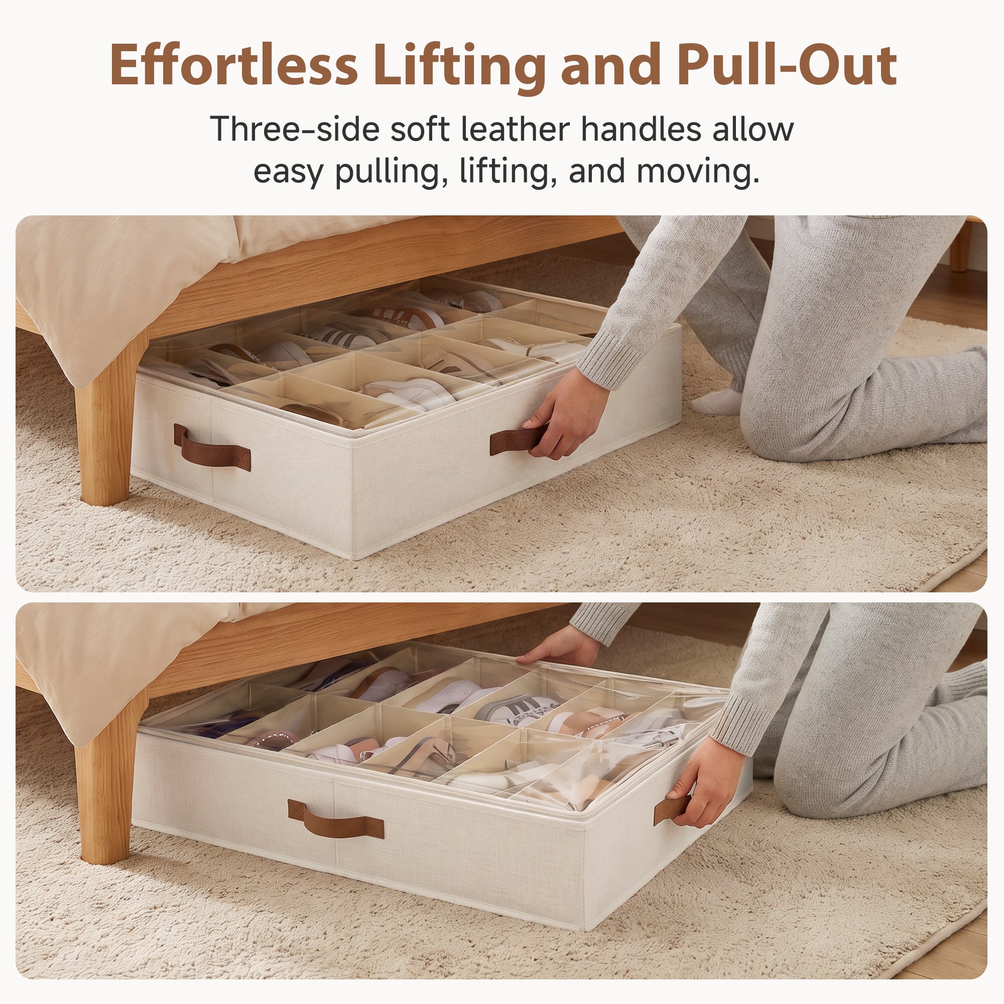 Adjustable dividers detail