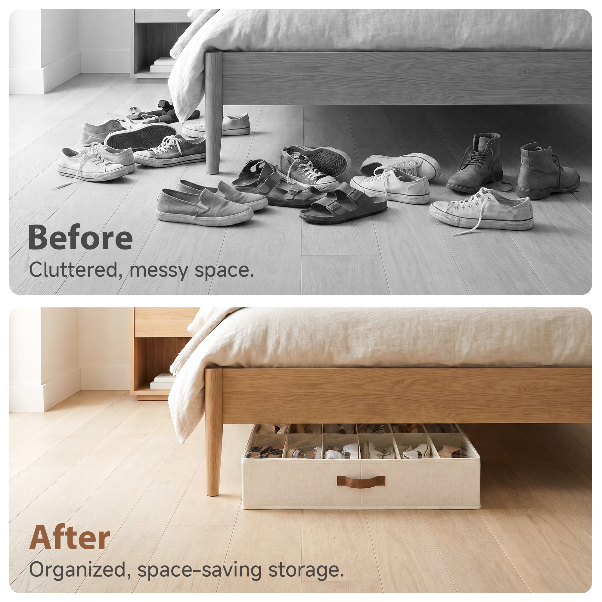 Set of 2 shoe organizers