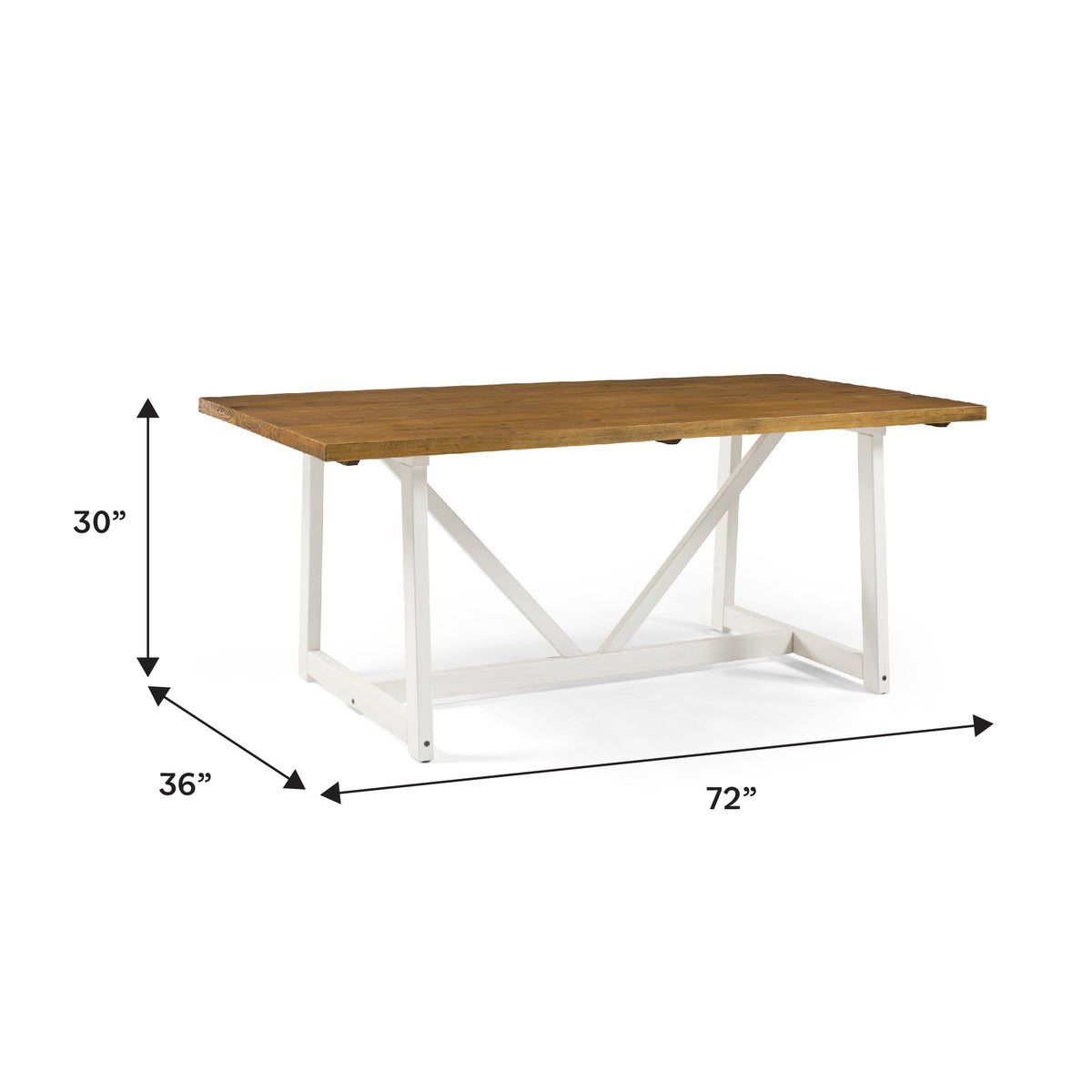 Dining table dimensions diagram