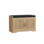 Fluted Storage Bench - Lifestyle Entryway
