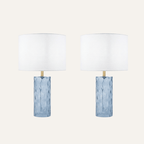 Deniz Glass Table Lamp Set of 2 - full product view