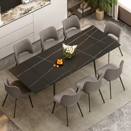 Dining table dimensions reference and overhead view
