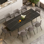 Dining table dimensions reference and overhead view