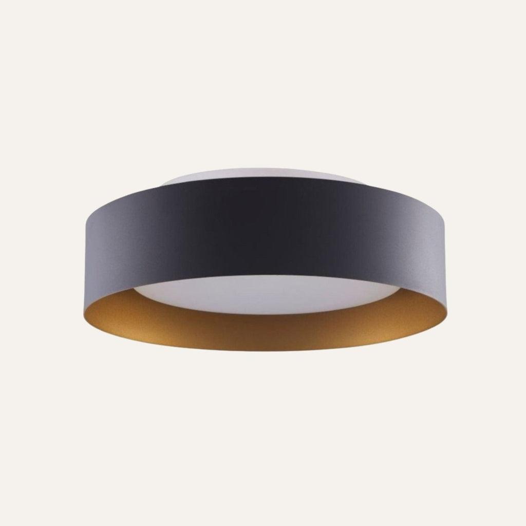 3-Light Opal Glass Flush Mount Ceiling Light - Ultra-Slim 15.7in
