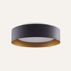 3-Light Opal Glass Flush Mount Ceiling Light - Ultra-Slim 15.7in