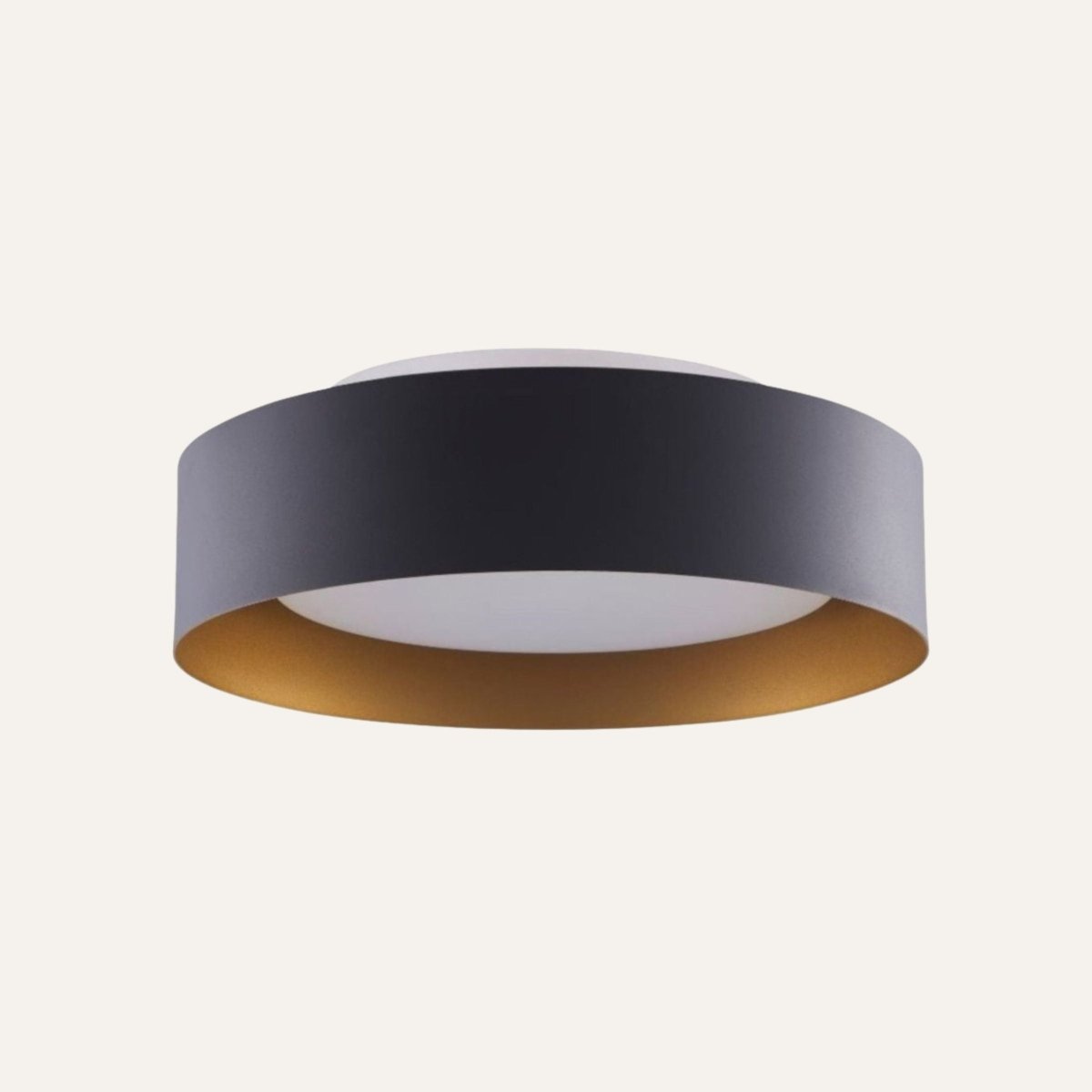 3-Light Opal Glass Flush Mount Ceiling Light - Ultra-Slim 15.7in
