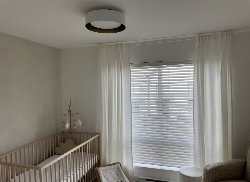 3-Light Opal Glass Flush Mount Ceiling Light - Ultra-Slim 15.7in