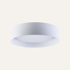 3-Light Opal Glass Flush Mount Ceiling Light - Ultra-Slim 15.7in