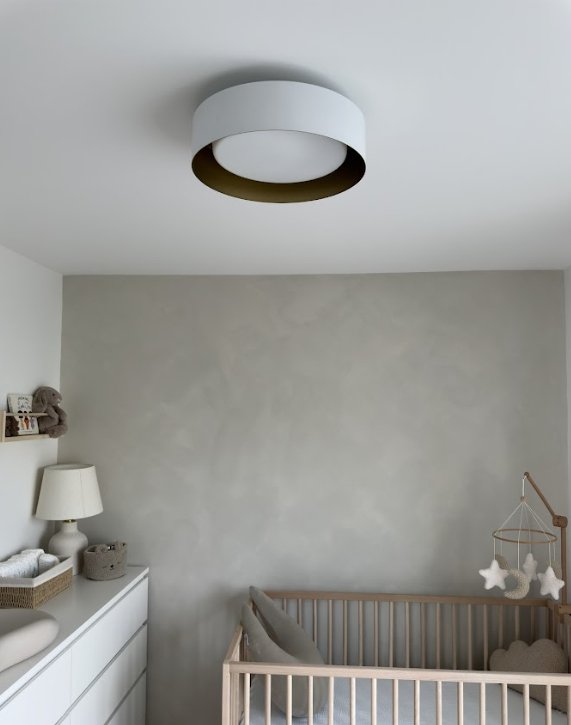 3-Light Opal Glass Flush Mount Ceiling Light - Ultra-Slim 15.7in