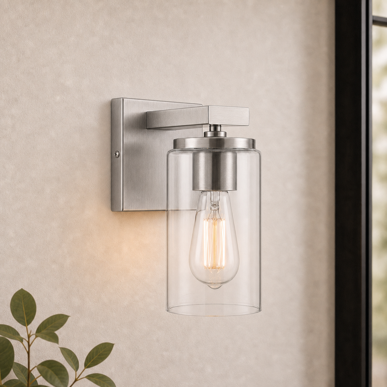 Meridian Vanity Light Brushed Nickel