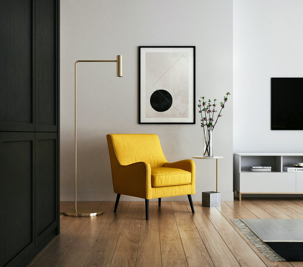 Accent Chair side view