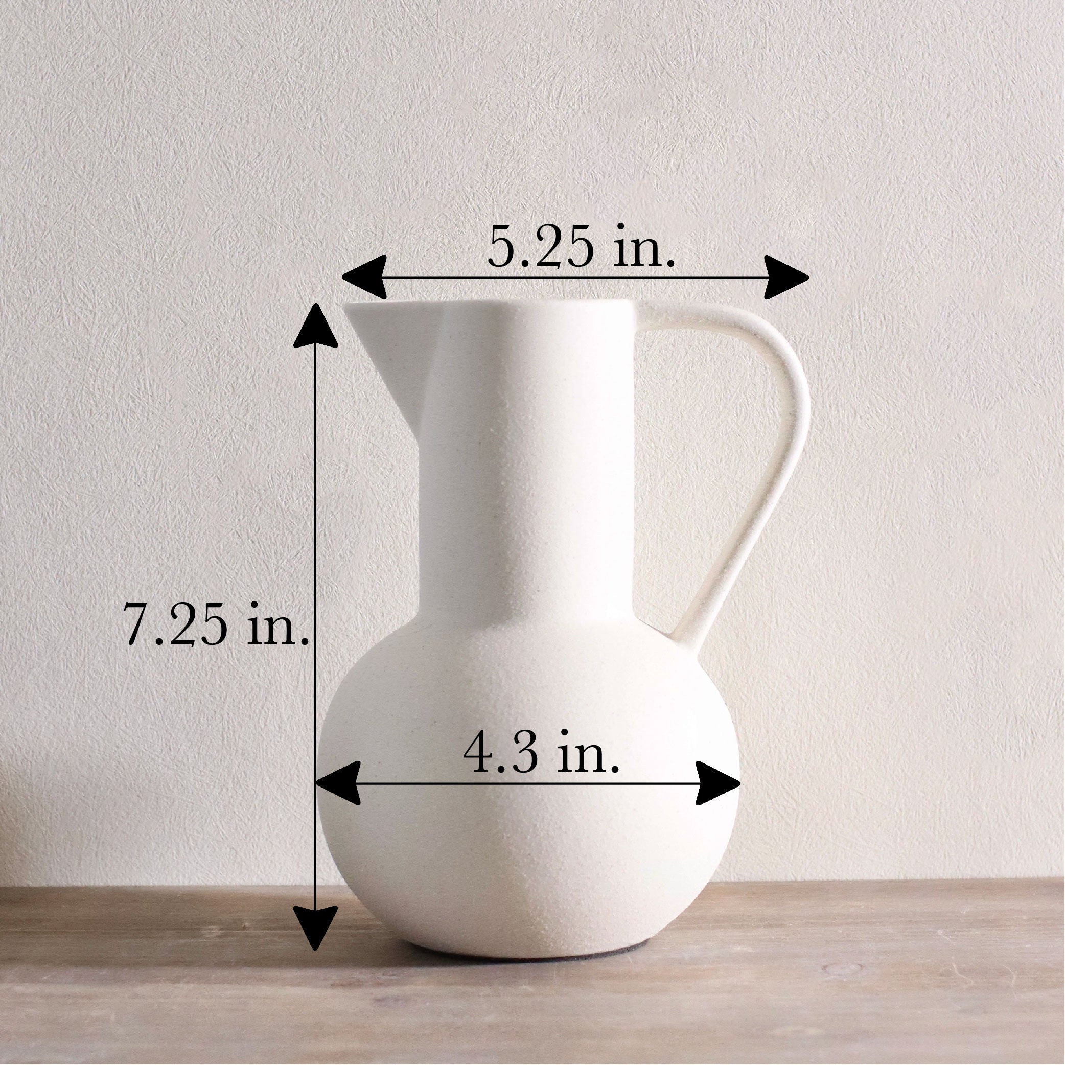 Vase dimensions diagram