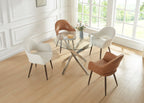 Side profile showing curved backrest ergonomic design