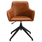 Modern Faux Leather Swivel Office Chair - Ergonomic Desk Chair