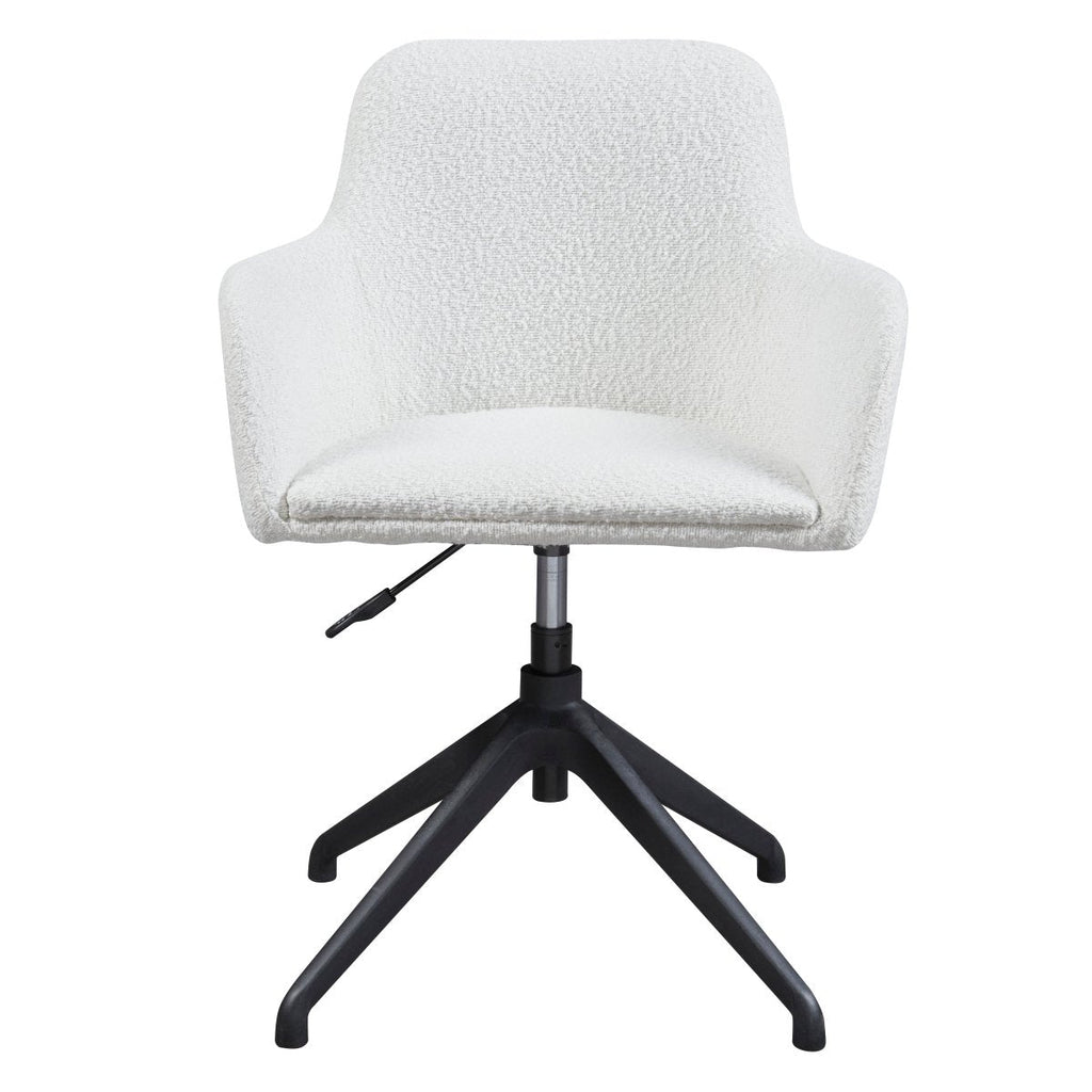 Modern Faux Leather Swivel Office Chair - Ergonomic Desk Chair