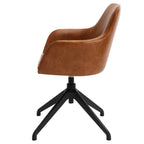 Modern Faux Leather Swivel Office Chair - Ergonomic Desk Chair