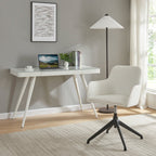 Modern Faux Leather Swivel Office Chair - Ergonomic Desk Chair