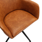 Modern Faux Leather Swivel Office Chair - Ergonomic Desk Chair
