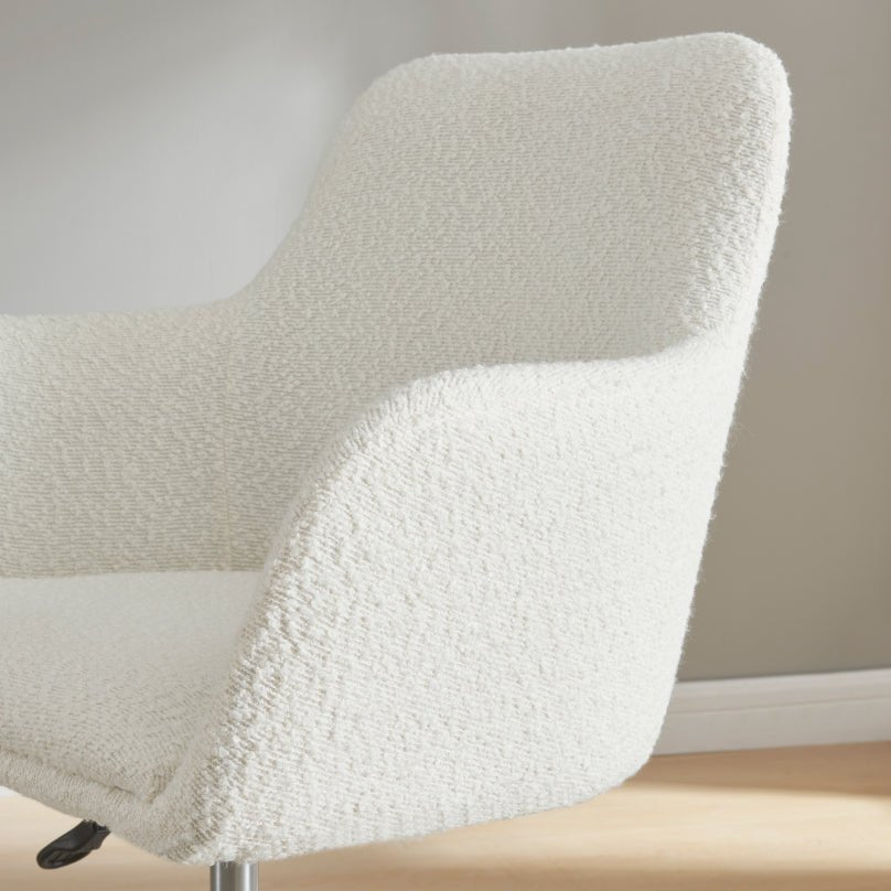 Modern Faux Leather Swivel Office Chair - Ergonomic Desk Chair