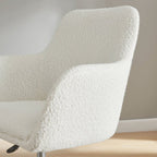 Modern Faux Leather Swivel Office Chair - Ergonomic Desk Chair