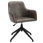 Modern Faux Leather Swivel Office Chair - Ergonomic Desk Chair