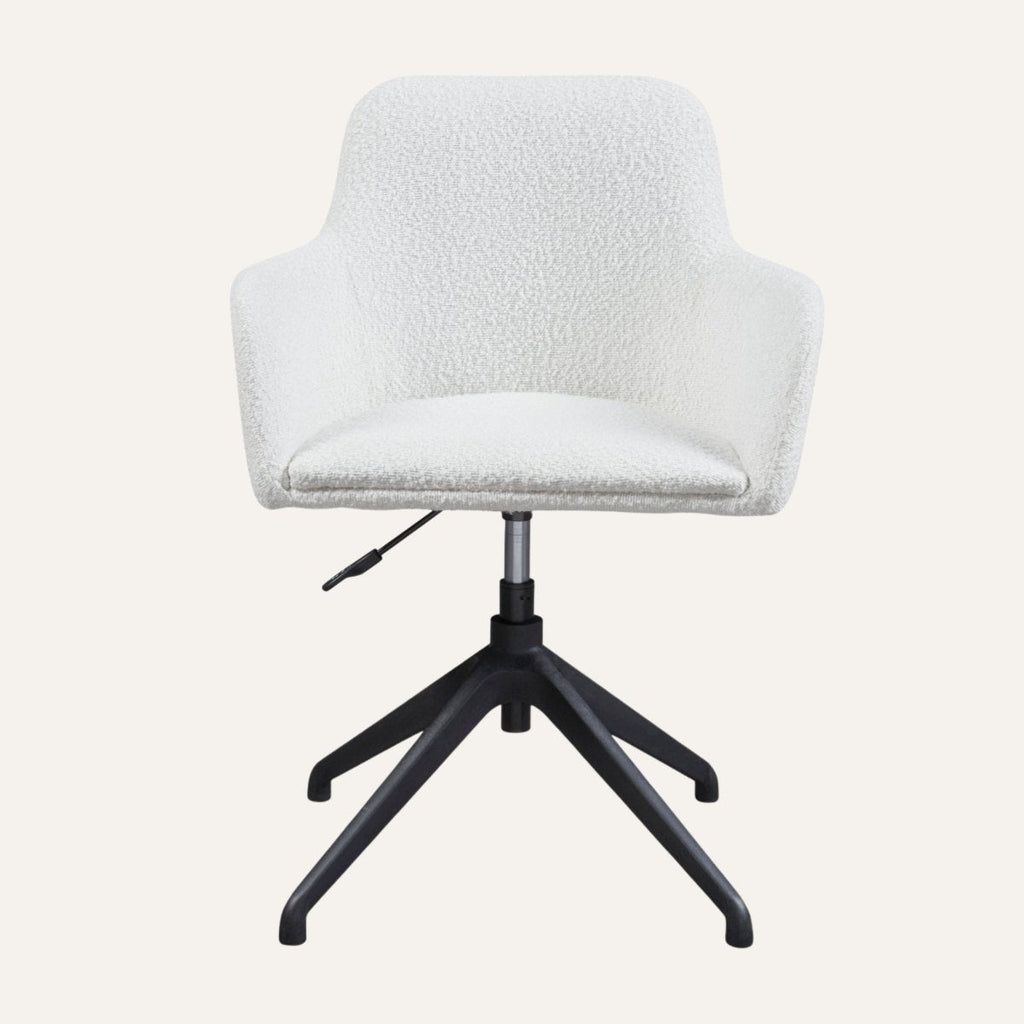 Modern Faux Leather Swivel Office Chair - Ergonomic Desk Chair