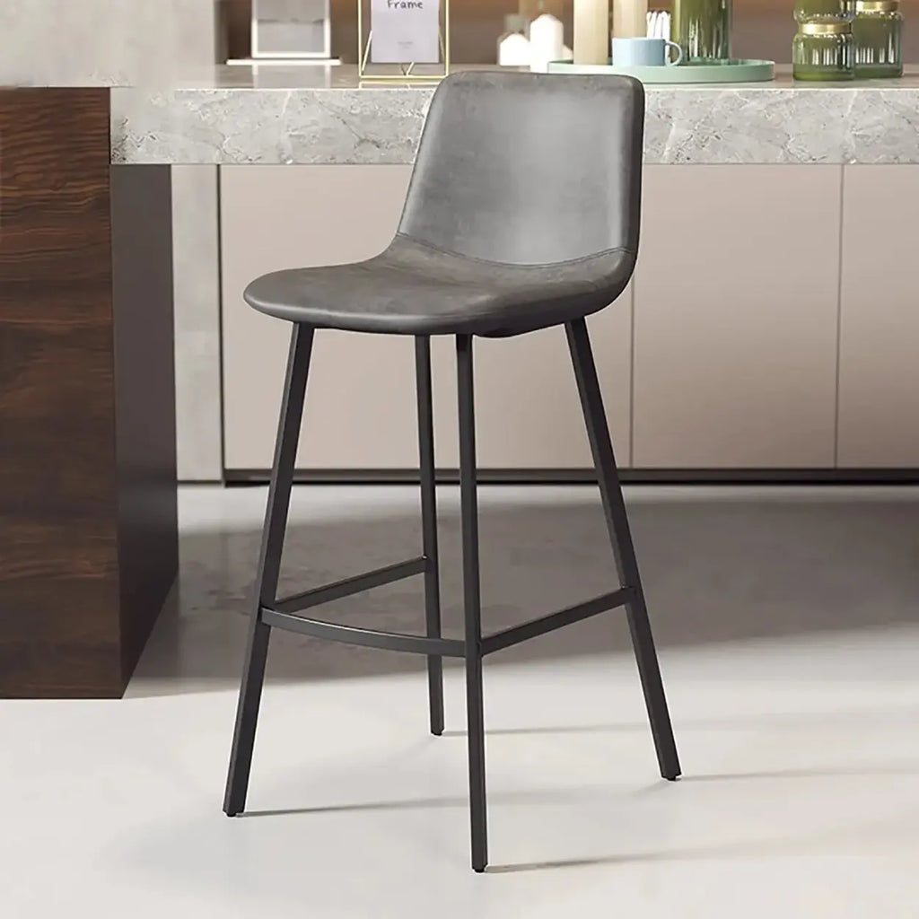 Leather stool detail shot