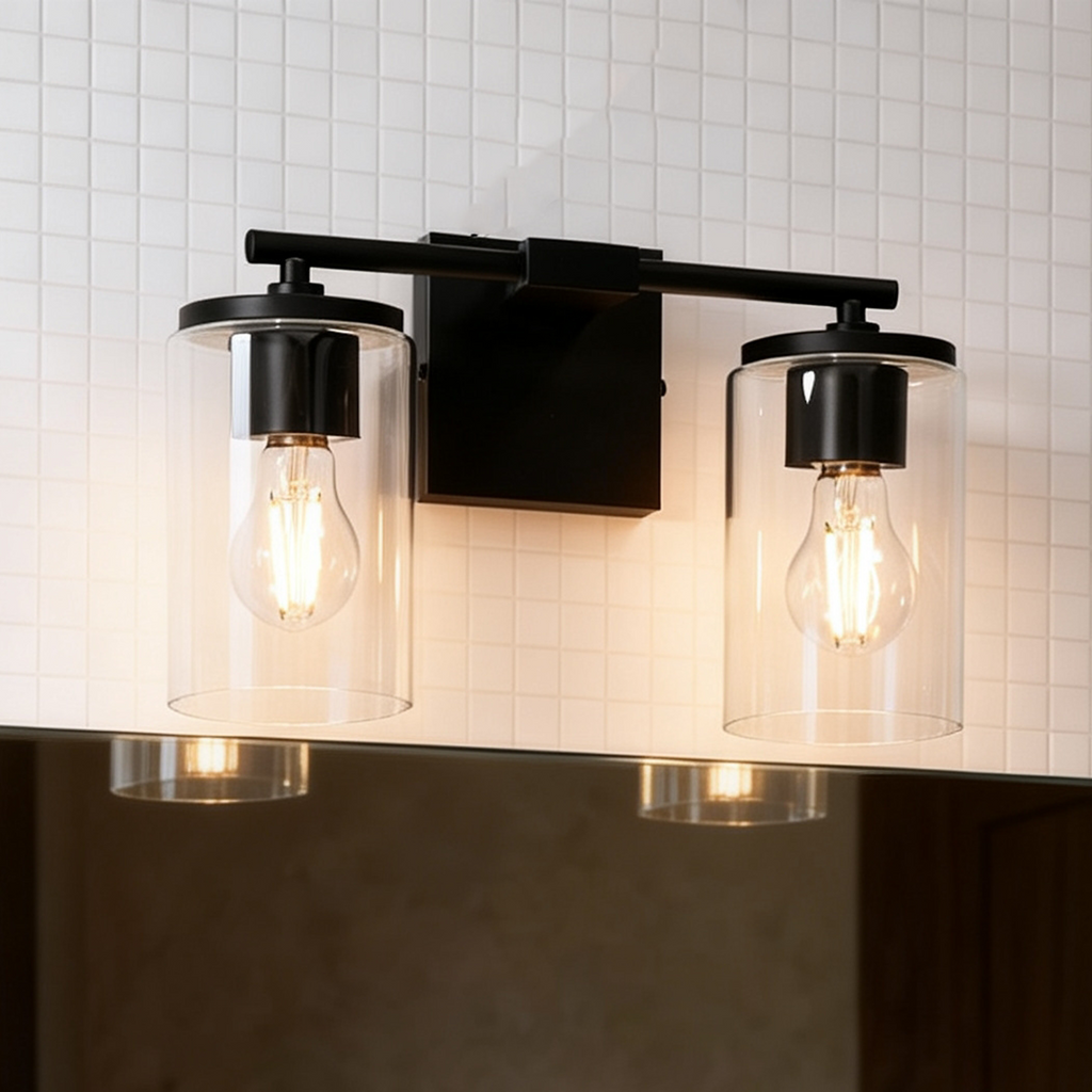 Meridian 2-Light Vanity Lifestyle Bathroom