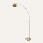 Antique Brass Arc Floor Lamp 79 inch