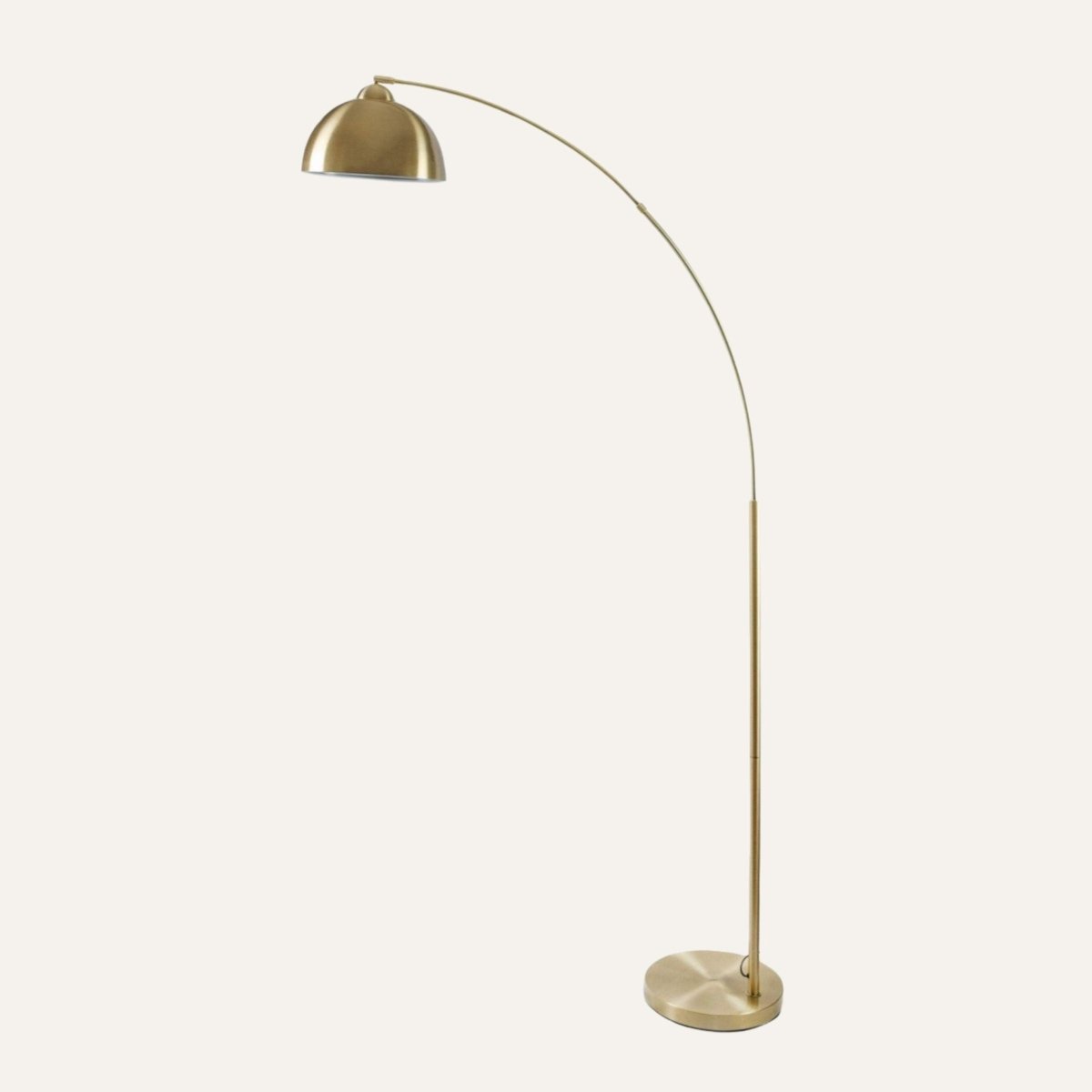 Antique Brass Arc Floor Lamp 79 inch